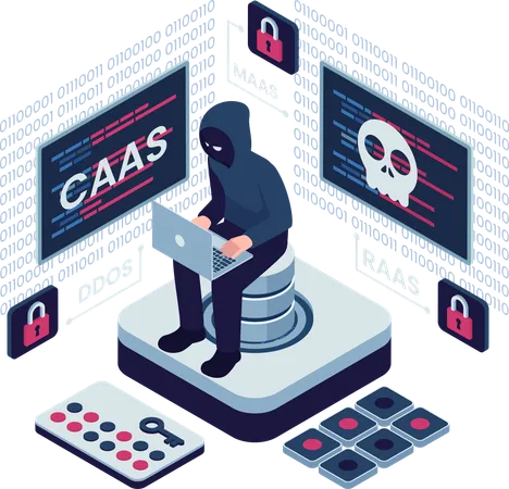 CaaS with Hacker  Illustration