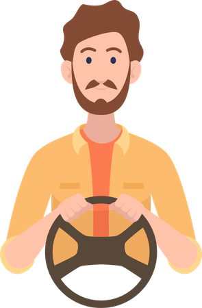 Cab driver  Illustration