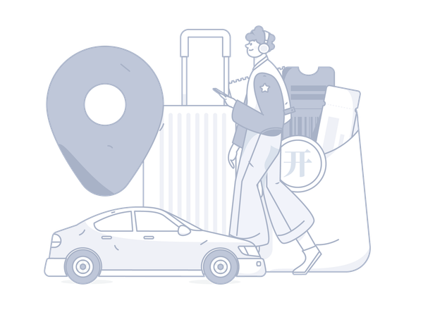 Cab location  Illustration