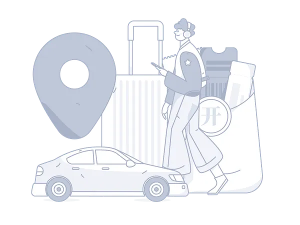 Cab location  Illustration