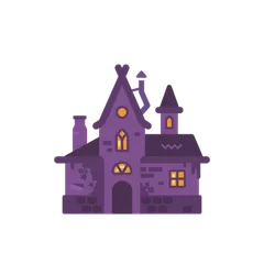 Casas assombradas de Halloween Pacote de Ilustrações