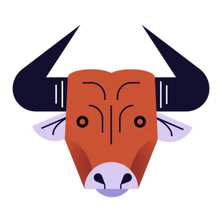 Cabeça de touro  Ilustração