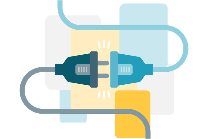 Cable desconectado  Ilustración