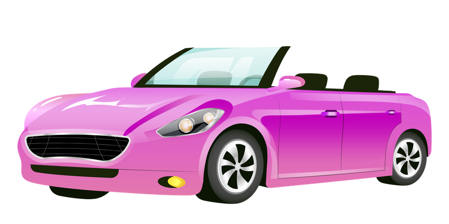 Cabriolet Car  Illustration