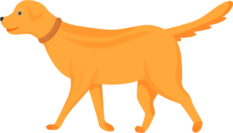 Cachorro ruivo  Ilustração
