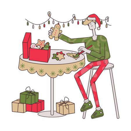 Cadeau de Noël  Illustration