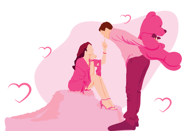 Cadeau surprise pour femme  Illustration