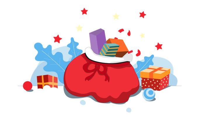 Cadeaux de noël  Illustration