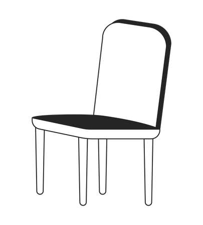 Cadeira de escritório confortável  Ilustração