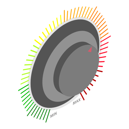 Boutons de mixage audio  Illustration