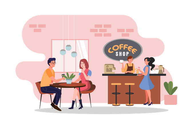 Café  Illustration