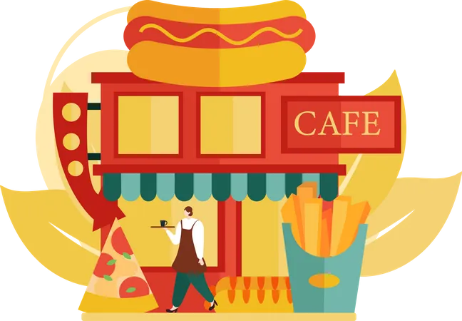 Cafe  Illustration