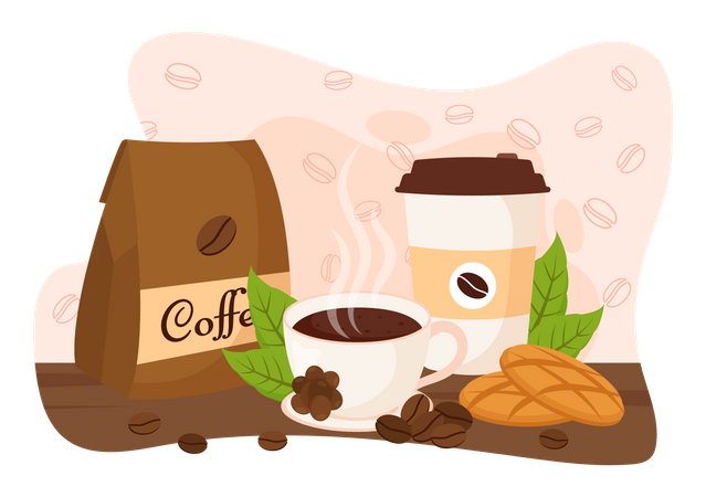 Appréciation du café  Illustration