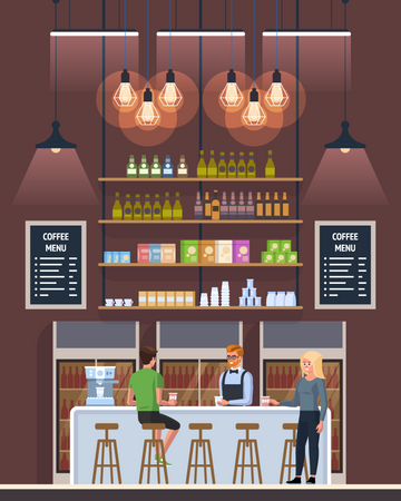Cafe as a Workspace Illustration