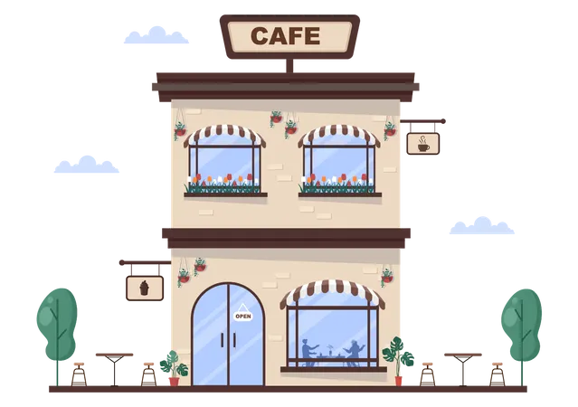 Café  Illustration