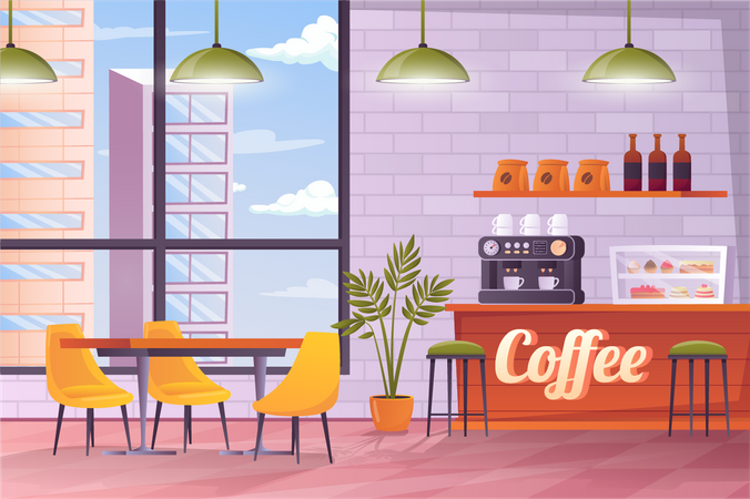 Cafe  Illustration