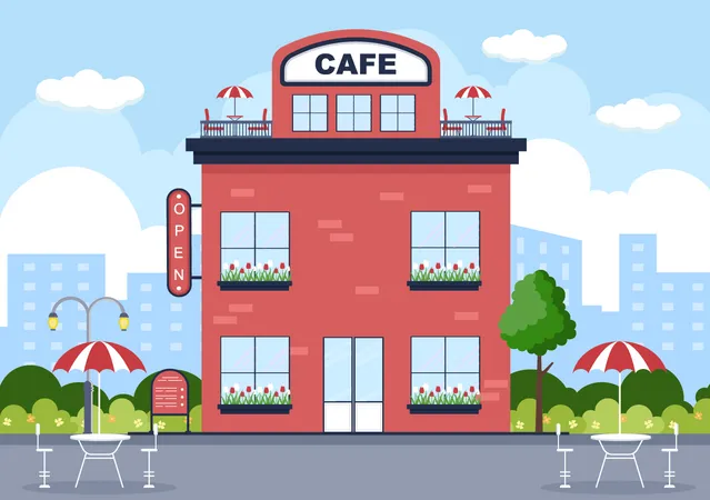 Cafe  Illustration