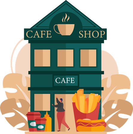 Cafe  Illustration