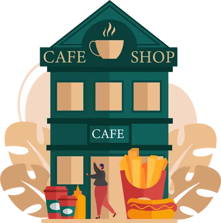 Cafe  Illustration