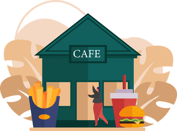 Cafe  Illustration