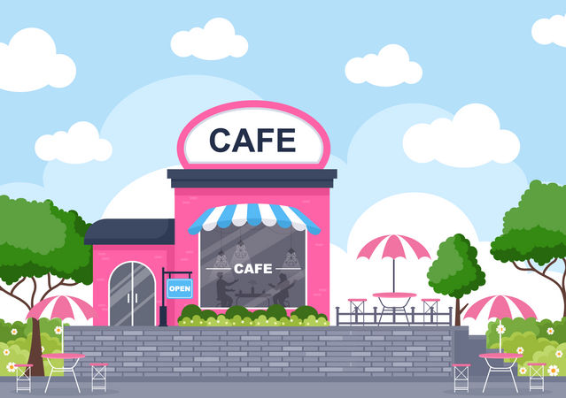 Cafe  Illustration