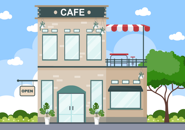 Cafe  Illustration
