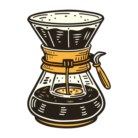 Máquina de café  Ilustração