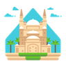 illustrations of ali mosque