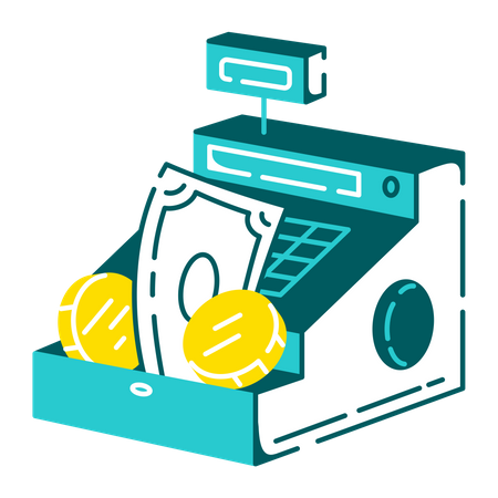 Distributeur automatique de billets  Illustration