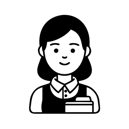 Caissière  Illustration