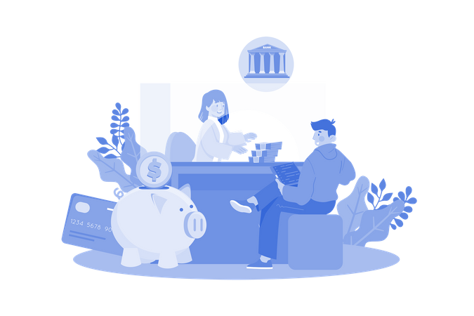 Caixa fornece serviços bancários básicos aos clientes  Ilustração