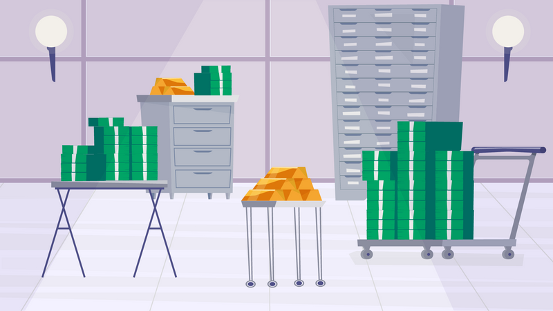Caja de seguridad  Ilustración