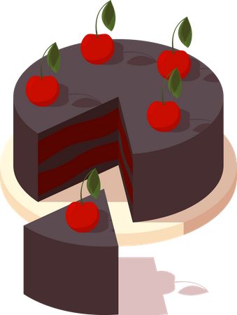 Cake  Illustration