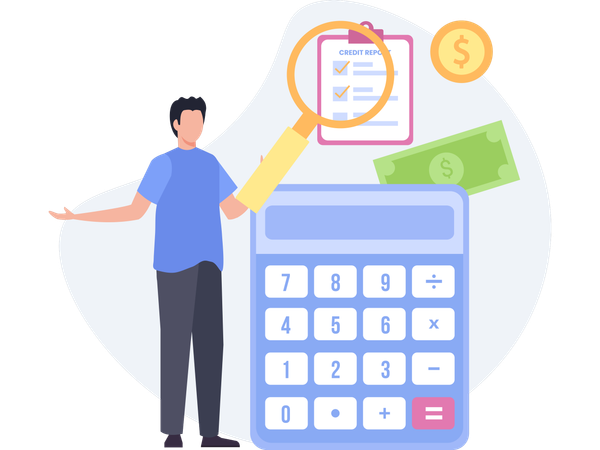 Calcul du paiement  Illustration