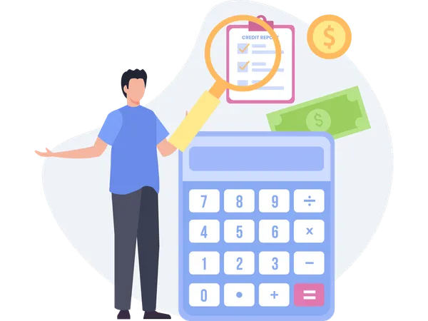 Calcul du paiement  Illustration