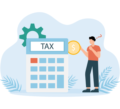 Calcul de la taxe  Illustration