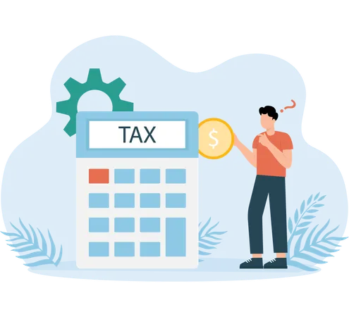 Calcul de la taxe  Illustration