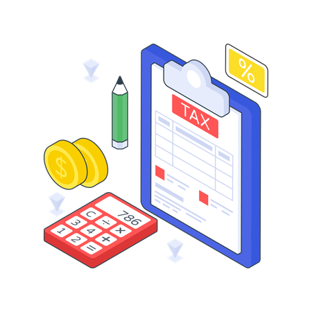 Calcul de la taxe  Illustration