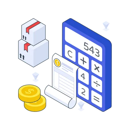 Calcul des frais de port  Illustration