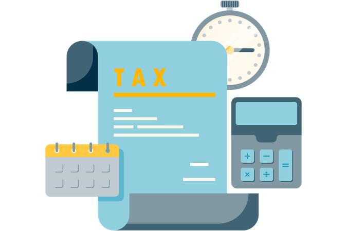 Calcul de la taxe  Illustration