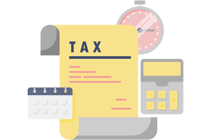 Calcul de la taxe  Illustration