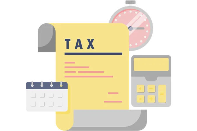 Calcul de la taxe  Illustration