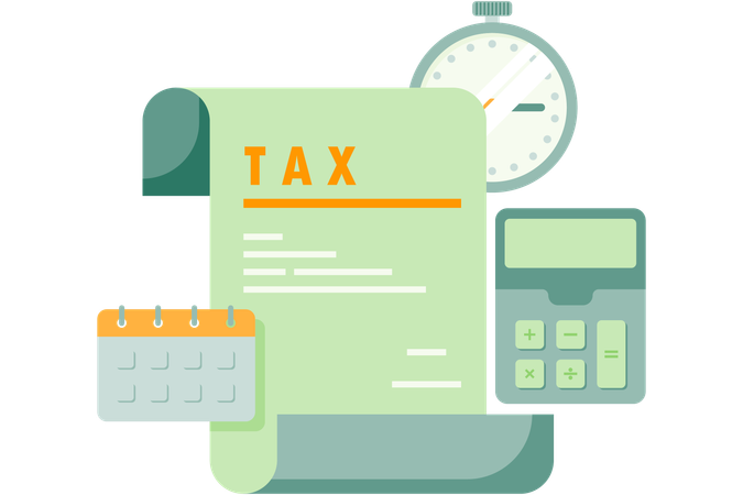 Calcul de la taxe  Illustration