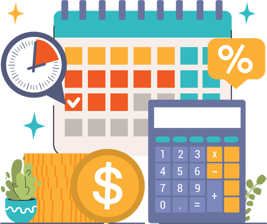 Calcul financier et calendrier  Illustration