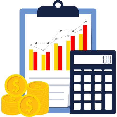 Calculadora financiera  Ilustración