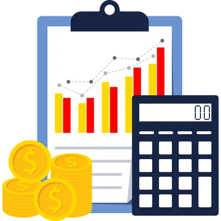 Calculadora financiera  Ilustración