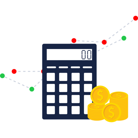 Calculadora financiera  Ilustración