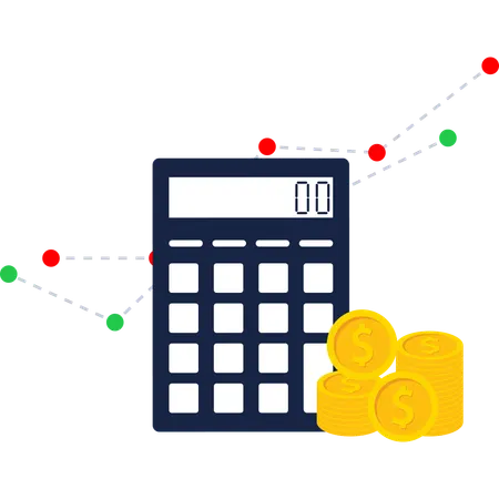 Calculadora financiera  Ilustración
