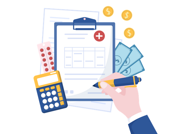 Calculate Hospital Billing  Illustration