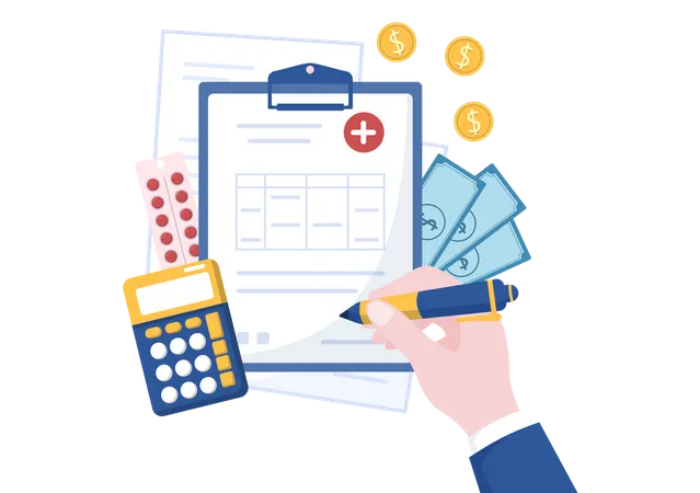 Calculate Hospital Billing  Illustration